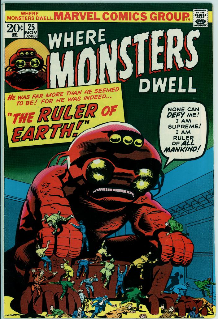 Where Monsters Dwell 25 (VG 4.0)