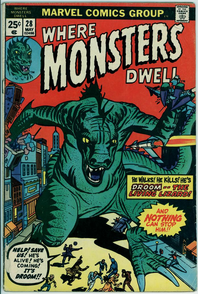 Where Monsters Dwell 28 (VG/FN 5.0)
