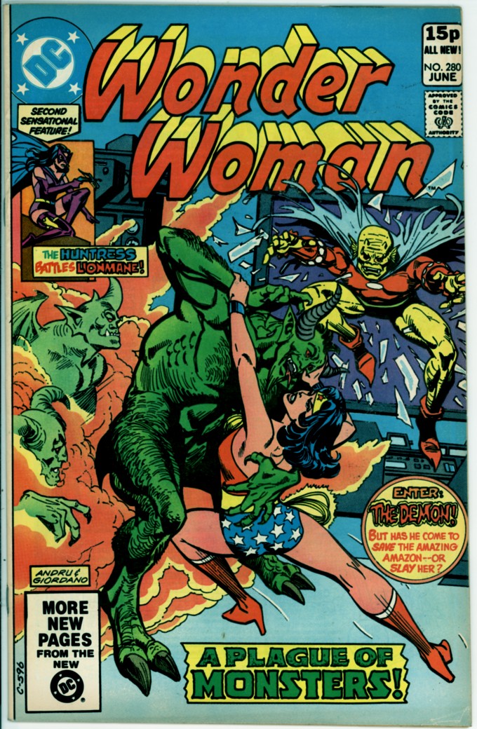 Wonder Woman 280 (FN- 5.5) pence