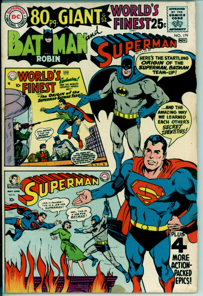 World's Finest Comics 179 (VG 4.0)