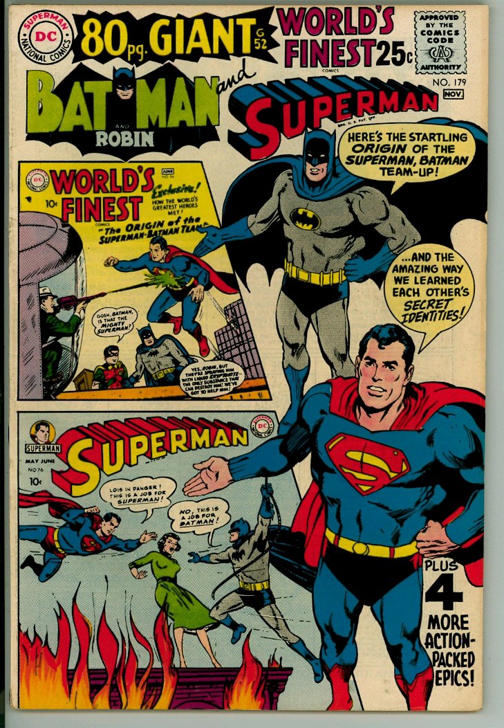 World's Finest Comics 179 (FN/VF 7.0) 