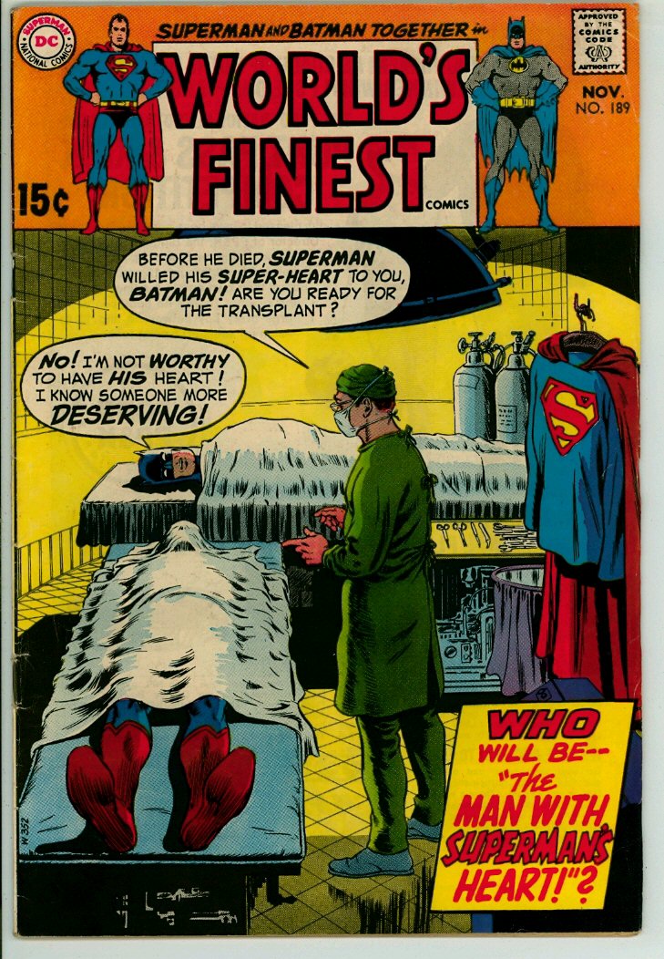 World's Finest Comics 189 (VG 4.0) 