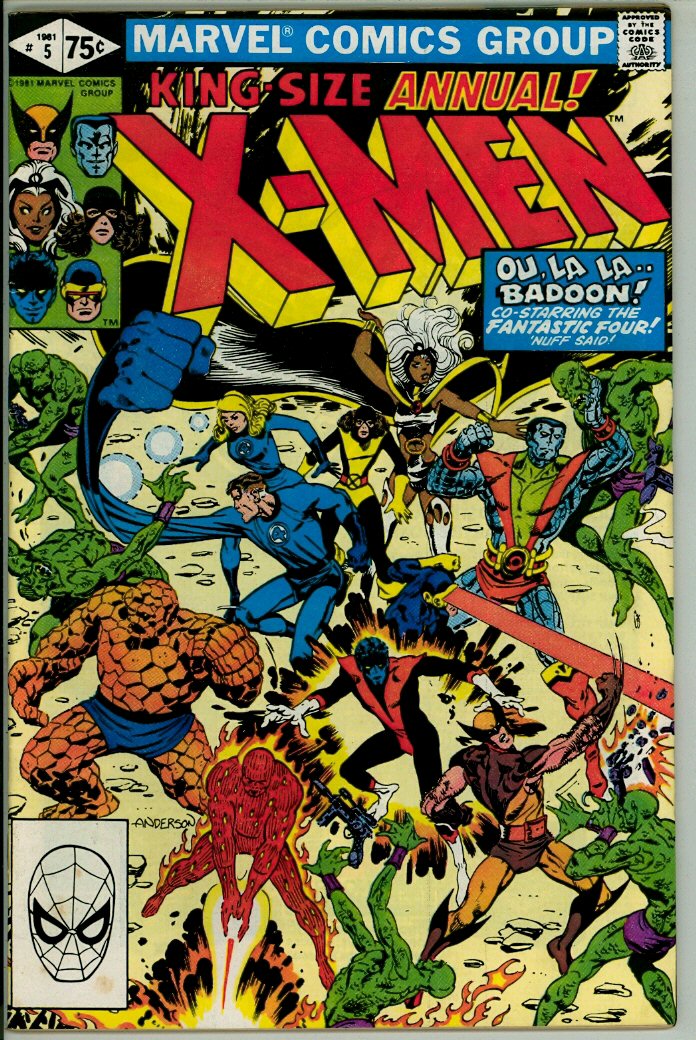 X-Men Annual 5 (FN- 5.5)