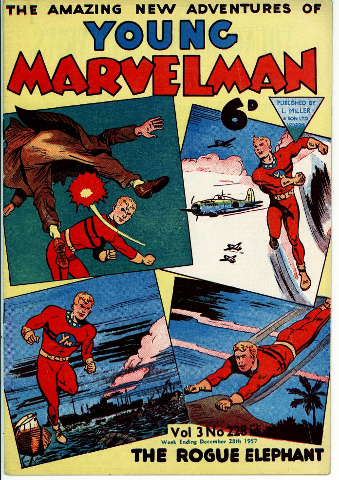 Young Marvelman 228 (VG 4.0)