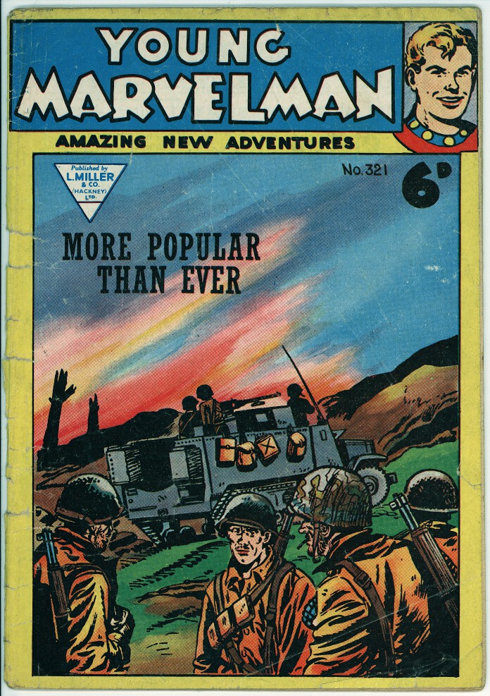 Young Marvelman 321 (G+ 2.5)