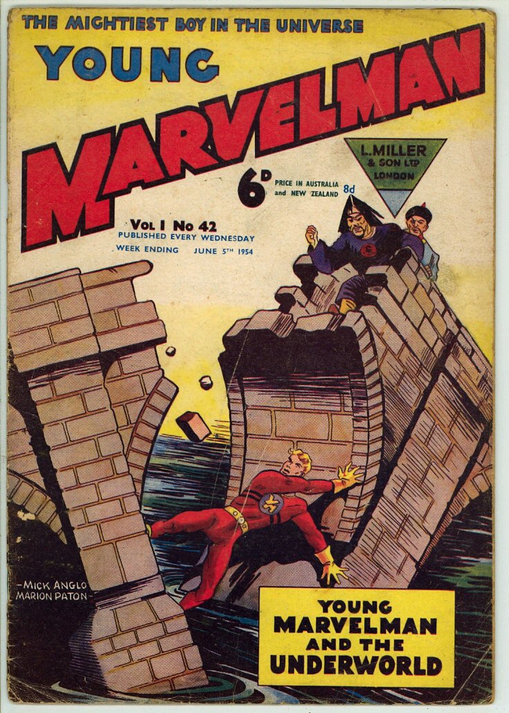 Young Marvelman 42 (G+ 2.5)